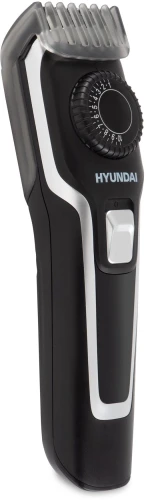 Машинка для стрижки Hyundai H-HC7127 черный 5Вт (насадок в компл:1шт)