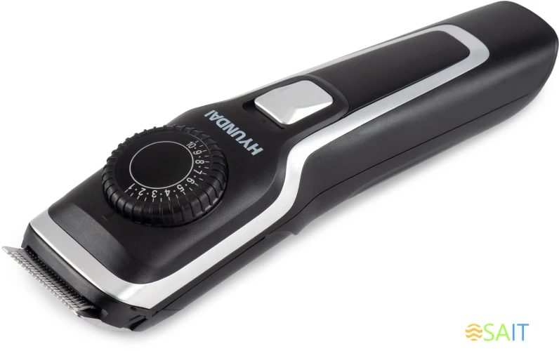 Машинка для стрижки Hyundai H-HC7127 черный 5Вт (насадок в компл:1шт)