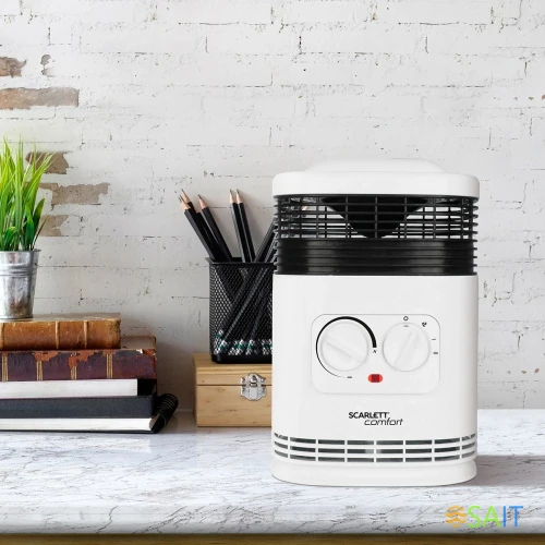 Тепловентилятор Scarlett SC-FH1.513MC 1500Вт белый