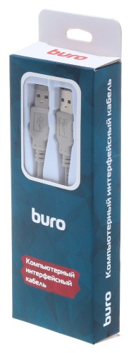 Кабель Buro USB A(m) USB A(m) 3м (BHP RET USB_AM30) серый (блистер)
