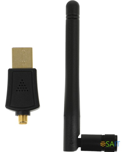 Сетевой адаптер Wi-Fi Digma DWA-AC600E AC600 USB 2.0 (ант.внеш.съем) 1ант.