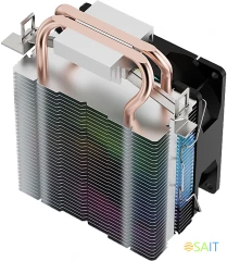 Устройство охлаждения(кулер) Digma D-CPC110-1 90x90x25mm Soc-AM4/1151/1200 черный 3-pin 23dB Al+Cu 110W 245gr Ret