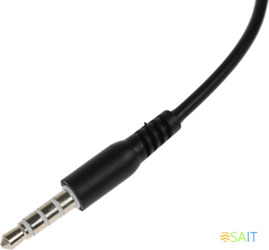 Гарнитура внутриканальные Hoco M112 1.2м черный проводные в ушной раковине