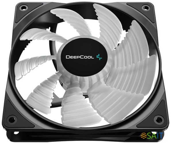 Вентилятор для корпуса Deepcool RF120 FS RGB 120х120x25 черный 4-pin 27дБ (DP-FLED3-RF120-FS) Ret