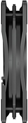 Вентилятор для корпуса Deepcool RF120 FS RGB 120х120x25 черный 4-pin 27дБ (DP-FLED3-RF120-FS) Ret