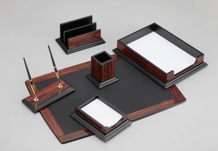 Настольный набор Good Sunrise FR6DX-1 (6 предметов) палисандр МДФ красное дерево/бордовый