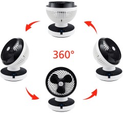 Вентилятор настольный Steba VT 360 39Вт скоростей:4 ПДУ белый/черный (упак.:1шт)