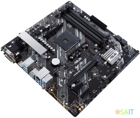 Материнская плата Asus PRIME B450M-A II Soc-AM4 AMD B450 4xDDR4 mATX AC`97 8ch(7.1) GbLAN RAID+VGA+DVI+HDMI