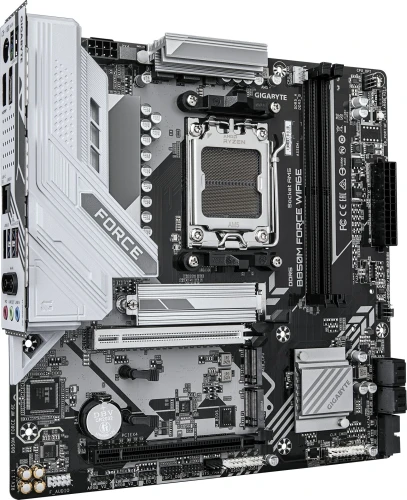 Материнская плата Gigabyte B850M FORCE WF6E SocketAM5 AMD B850 2xDDR5 mATX AC`97 8ch(7.1) 2.5Gg RAID+HDMI+DP