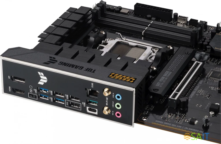 Материнская плата Asus TUF GAMING B650-E WIFI SocketAM5 AMD B650 4xDDR5 ATX AC`97 8ch(7.1) 2.5Gg RAID+HDMI+DP