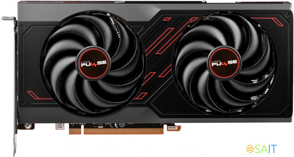 Видеокарта Sapphire PCI-E 4.0 11324-01-20G PULSE RX 7600 GAMING AMD Radeon RX 7600 8Gb 128bit GDDR6 2355/17500 HDMIx1 DPx3 HDCP Ret