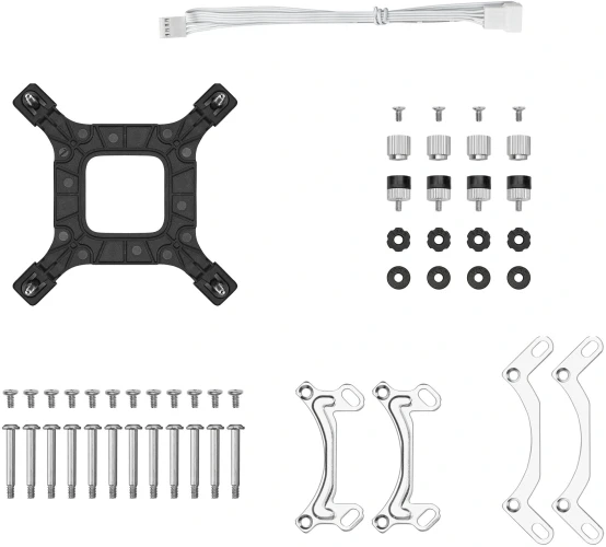 Система водяного охлаждения Deepcool LE360 V2 Pure ARGB Soc-AM5/AM4/1200/1700/1851 белый 4-pin 24.96dB Al LCD 250W 1554gr Ret (R-LE360PURE-WHLNMD-G-1)