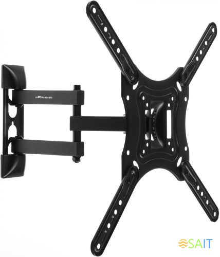 Кронштейн для телевизора Ultramounts UM870 черный 23"-55" макс.30кг настенный поворот и наклон