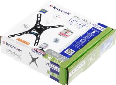 Кронштейн для телевизора Kromax VEGA-8 черный 15"-42" макс.15кг настенный наклон