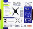 Кронштейн для телевизора Kromax VEGA-8 черный 15"-42" макс.15кг настенный наклон