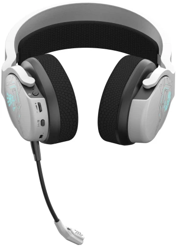 Наушники с микрофоном A4Tech Bloody GR370 белый мониторные BT/Radio/3.5mm оголовье (GR370)