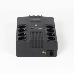 ИБП МАСТЕР 800, 800/480 ВА/Вт, LED, USB, RJ11/RJ45, SCHUKOx8 Импульс MT80103