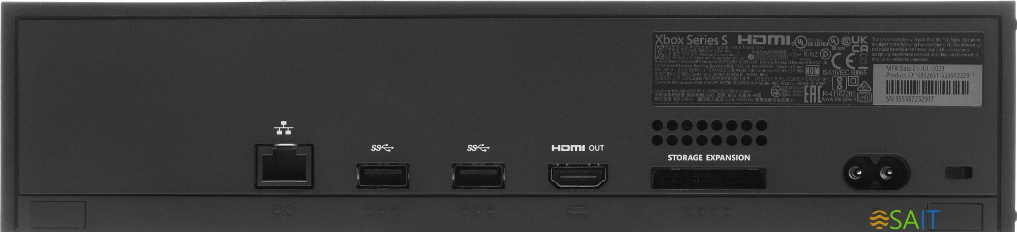 Игровая консоль Microsoft Xbox Series S 1TB черный