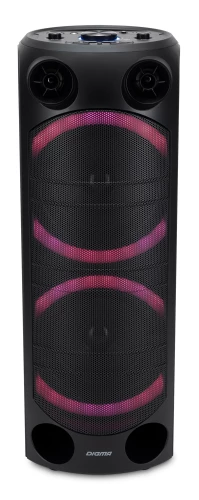 Минисистема Digma D-MC1720 черный 80Вт FM USB BT micro SD