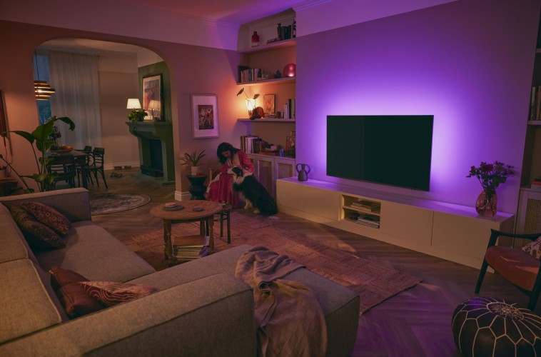 Телевизор LED Philips 55" 55PUS8519/60 Series 8 серый антрацит 4K Ultra HD 60Hz DVB-T DVB-T2 DVB-C DVB-S DVB-S2 USB WiFi Smart TV (RUS)