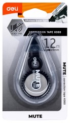 Лента коррект. Deli Mute EH360 12мx5мм ассорти корпус блистер