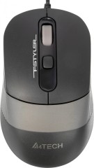 Мышь A4Tech Fstyler FM10 черный/серый оптическая 1600dpi USB 4but (FM10 GREY)