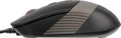Мышь A4Tech Fstyler FM10 черный/серый оптическая 1600dpi USB 4but (FM10 GREY)