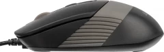 Мышь A4Tech Fstyler FM10 черный/серый оптическая 1600dpi USB 4but (FM10 GREY)