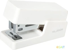 Степлер мини Deli ENS083WHITE Linfini N10 24/6 (15листов) белый 15скоб металл/пластик блистер