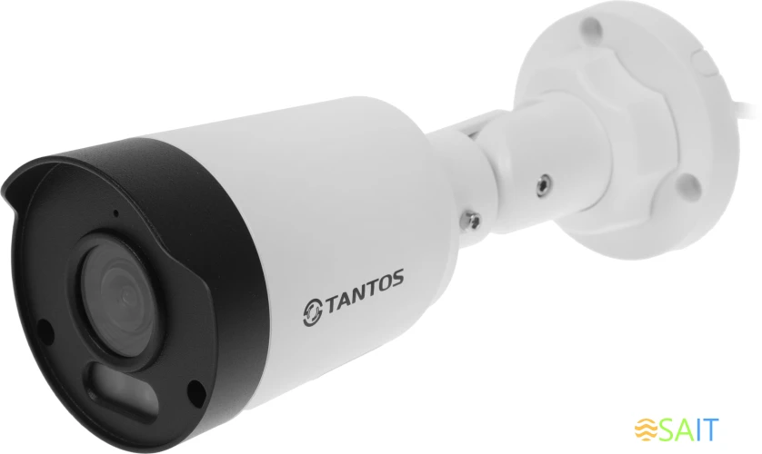 Камера видеонаблюдения IP Tantos TSi-Peco25FP 2.8-2.8мм цв. корп.:белый/черный (00-00122951)