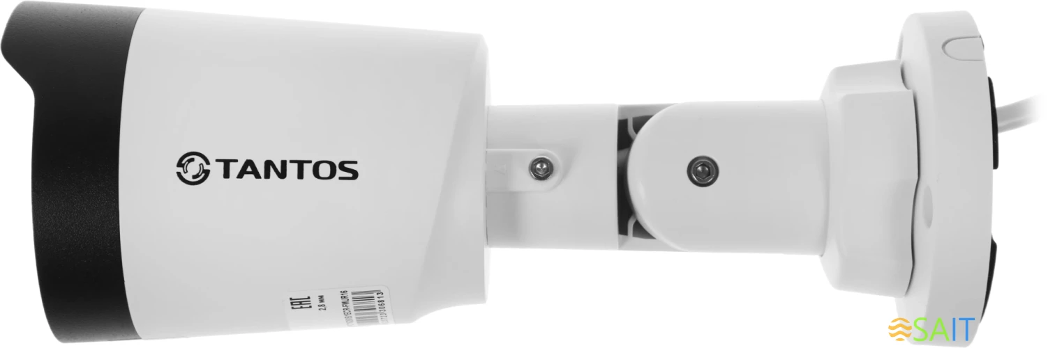 Камера видеонаблюдения IP Tantos TSi-Peco25FP 2.8-2.8мм цв. корп.:белый/черный (00-00122951)