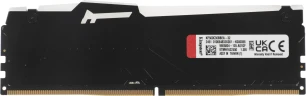 Память DDR5 32GB 6000MHz Kingston KF560C36BBEA-32 Fury Beast Black Expo RGB RTL Gaming PC5-48000 CL36 DIMM 288-pin 1.35В kit dual rank с радиатором Ret