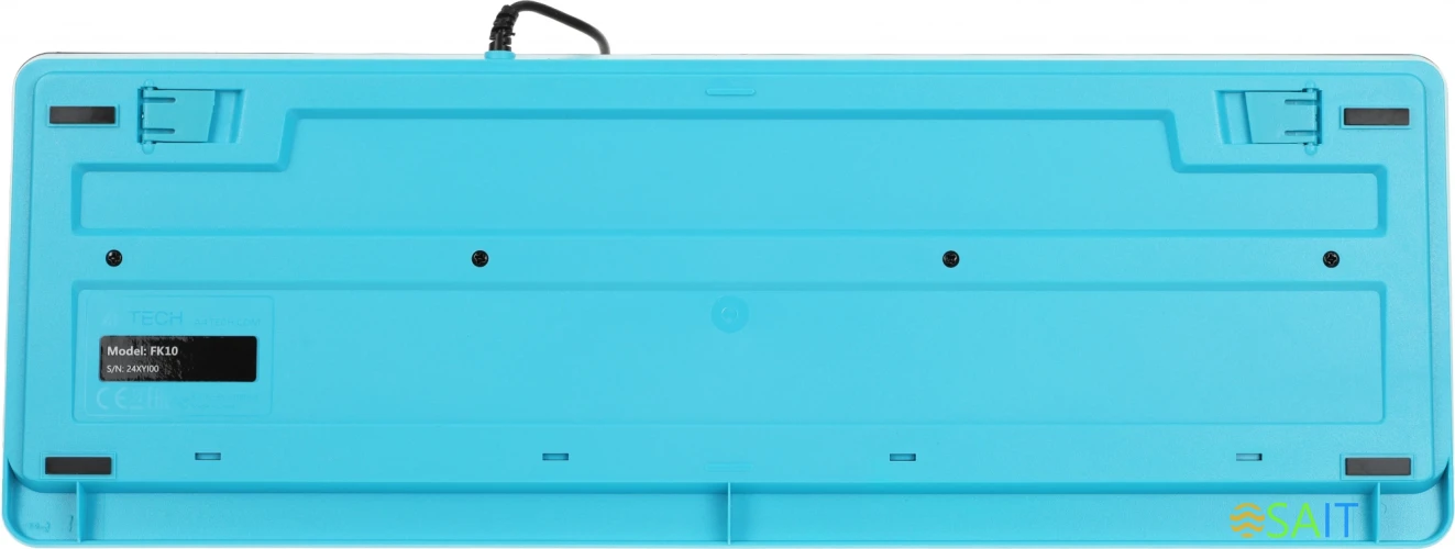 Клавиатура A4Tech Fstyler FK10 черный/синий USB (FK10 BLUE)