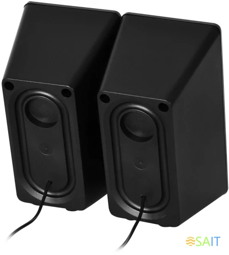 Колонки Оклик OK-165 2.0 черный 6Вт