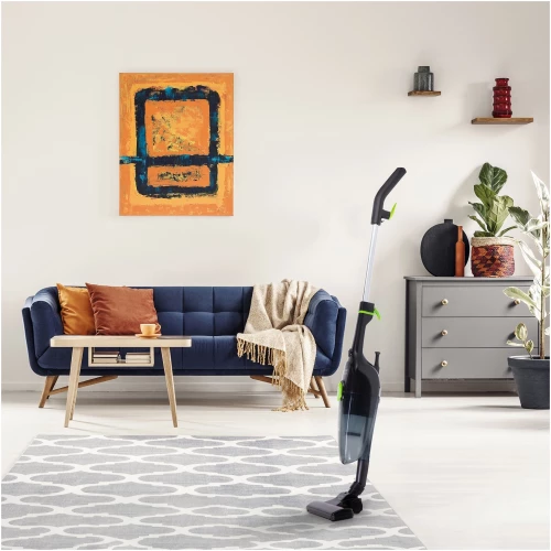 Пылесос ручной Vitek VT-8132 1000Вт черный/зеленый