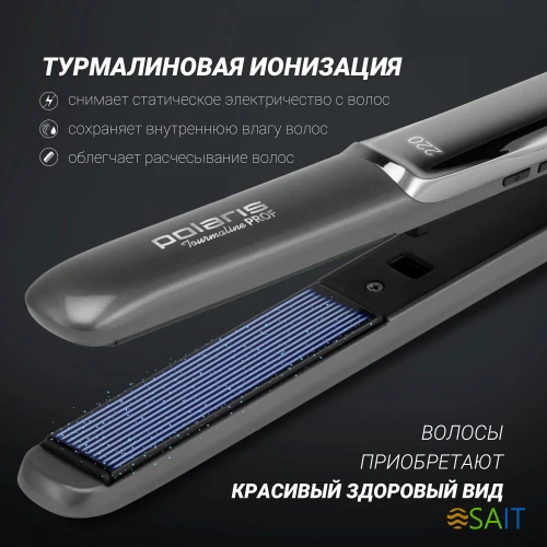 Выпрямитель Polaris PHSS 2098TTi Tourmaline Prof 35Вт графитовый макс.темп.:220С покрытие:турмалиновое (PHSS 2098TTI)