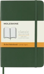 Блокнот Moleskine CLASSIC SOFT QP611K15 Pocket 90x140мм 192стр. линейка мягкая обложка зеленый