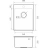 Кухонная мойка RIVELATO Rivelato Rinox 3850 PVD black