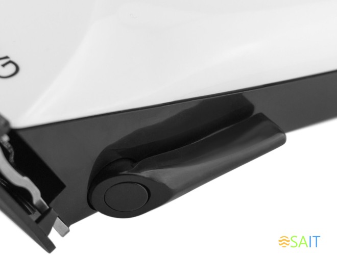 Машинка для стрижки Galaxy Line GL 4106 белый/черный 12Вт (насадок в компл:6шт)