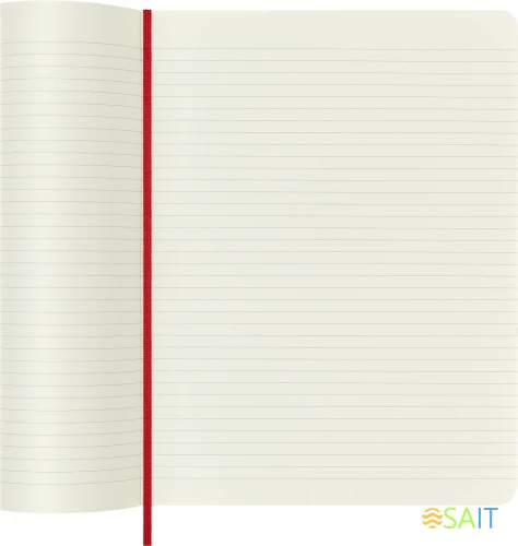 Блокнот Moleskine CLASSIC SOFT QP621F2 XLarge 190х250мм 192стр. линейка мягкая обложка красный