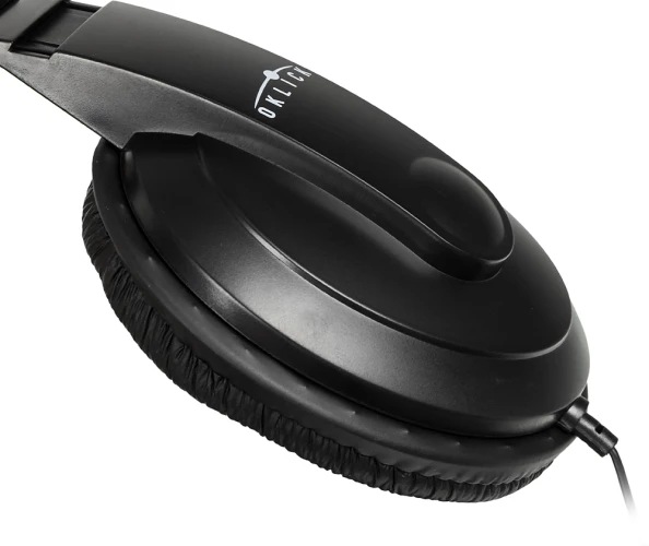 Наушники с микрофоном Оклик HS-M137V черный 1.8м мониторные оголовье (614046)