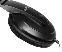 Наушники с микрофоном Оклик HS-M137V черный 1.8м мониторные оголовье (614046)