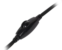 Наушники с микрофоном Оклик HS-M137V черный 1.8м мониторные оголовье (614046)