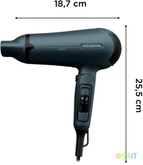 Фен Rowenta CV4753F1 2200Вт черный/синий (1830008886)