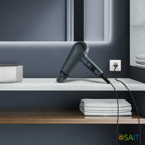 Фен Rowenta CV4753F1 2200Вт черный/синий (1830008886)