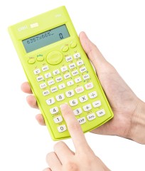 Калькулятор научный Deli E1710A/GRN зеленый 10+2-разр.