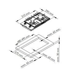 Варочная поверхность Kuppersberg Встраиваемая варочная панель Kuppersberg TG 38 B