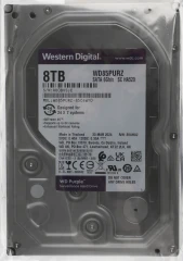 Жесткий диск WD SATA-III 8TB WD85PURZ Surveillance Purple (5640rpm) 256Mb 3.5"