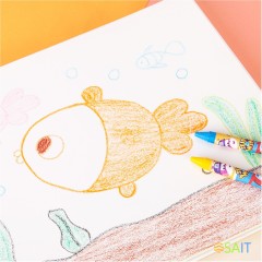 Восковые мелки Deli EC21000 Super Wings 12цв. картон.кор./европод.