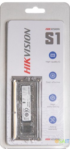 Память DDR4 8Gb 3200MHz Hikvision HKED4082CAB1G4ZB1/8G RTL PC4-25600 CL22 SO-DIMM 260-pin 1.2В Ret
